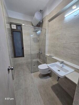 Bathroom in 2 BHK Apartment at Adani Ten BKC, Bandra East – for Rent