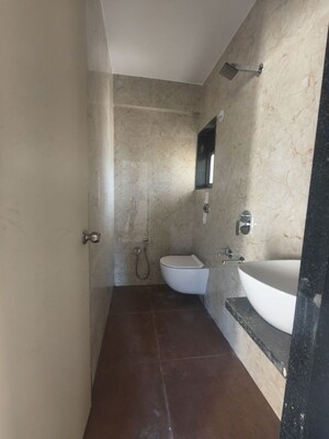 Washroom in 1 BHK Apartment at Keni Maple Paradise, Kalwa – for Rent