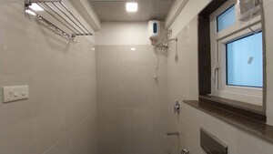 Bathroom in 2 BHK Apartment at Shapoorji Pallonji BKC 28, Bandra East – for Rent