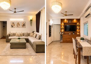 Living Room in 3.5 BHK Builder Floor at Bestech Park View Spa Next, Sector 67 – for Rent