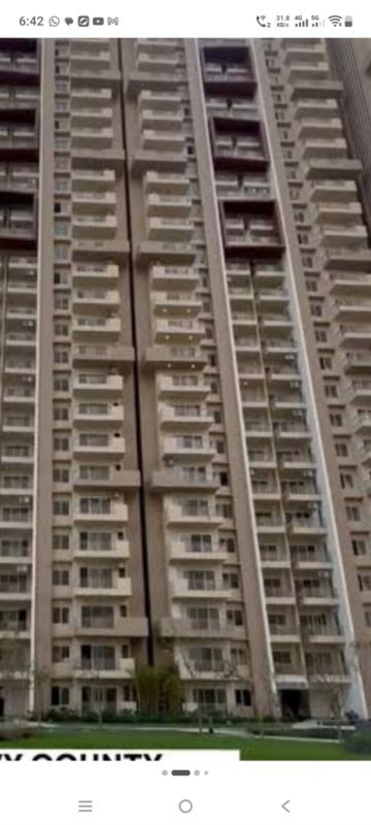 Exterior View, aba-ivy-county 3 Bedroom 1656 Sq.Ft. Apartment In Sector 75 Noida 10686175