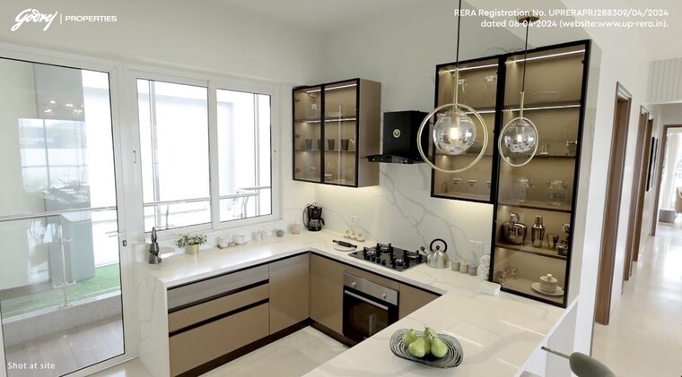Kitchen, godrej-jardinia 3 Bedroom 1758 Sq.Ft. Apartment In Sector 146 Noida 10686187