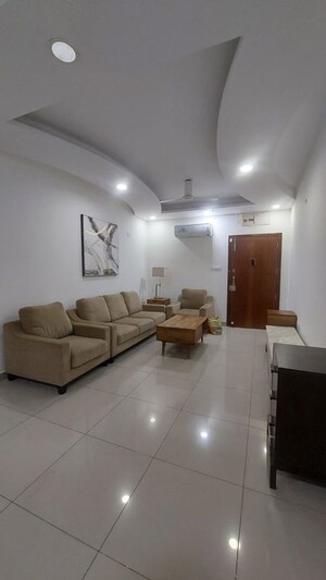 Living Room in 3 BHK Apartment at Accurate Wind Chimes, Gachibowli – for Sale