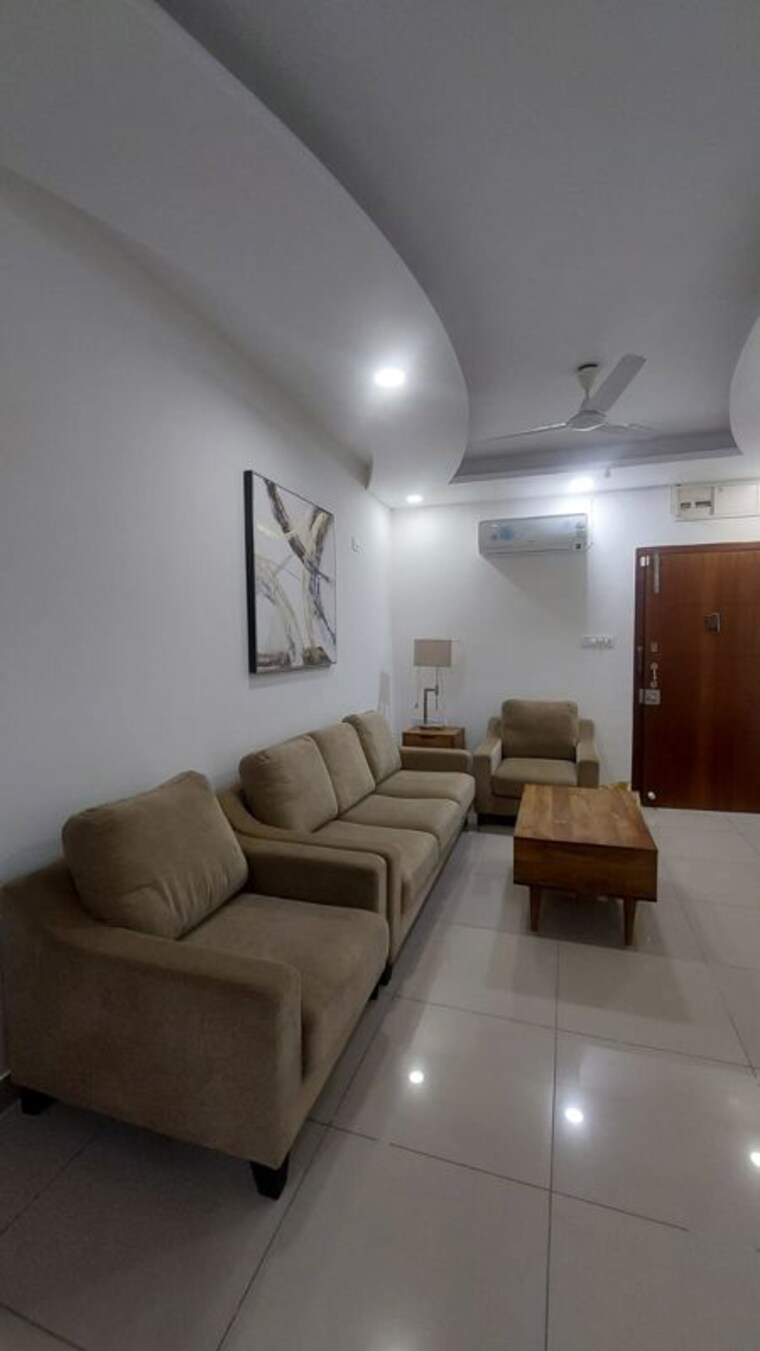 Living Room, accurate-wind-chimes 3 Bedroom 1655 Sq.Ft. Apartment In Gachibowli Hyderabad 10686217