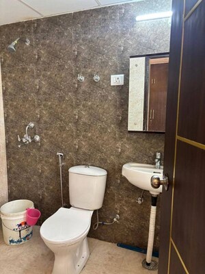 Bathroom in 3 BHK Apartment at Amrapali Verona Heights, Tech Zone 4 Greater Noida – for Rent