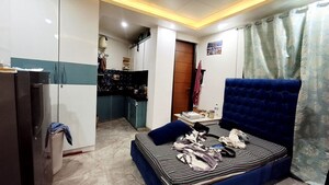 Living Room in 1 RK Independent House at Saket – for Rent