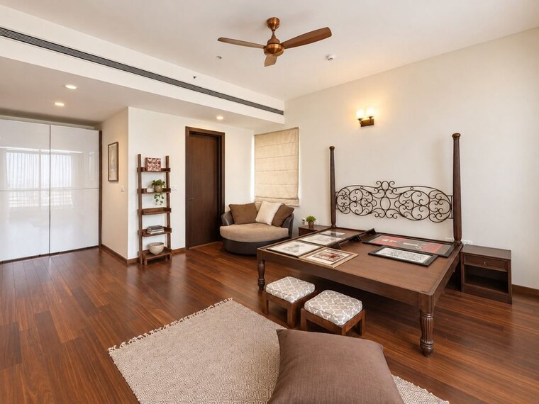 Bedroom, prestige-white-meadows 4 Bedroom 4111 Sq.Ft. Apartment In Whitefield Bangalore 10686264