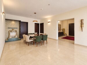 Living Room in 4 BHK Apartment at Prestige White Meadows, Whitefield – for Rent