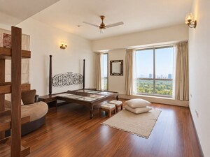 Living Room in 4 BHK Apartment at Prestige White Meadows, Whitefield – for Rent