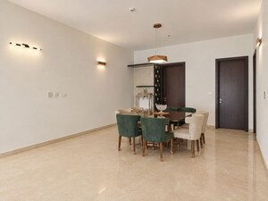 Living Room in 4 BHK Apartment at Prestige White Meadows, Whitefield – for Rent