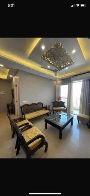 Living Room in 2 BHK Apartment at Galaxy North Avenue, Gaur City 1 – for Rent