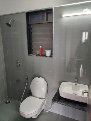 Bathroom in 1 BHK Apartment at Dombivli East – for Rent