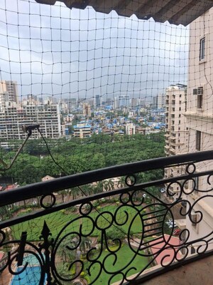 Balcony in 4 BHK Apartment at Regency Gardens, Kharghar Sector 6 – for Rent