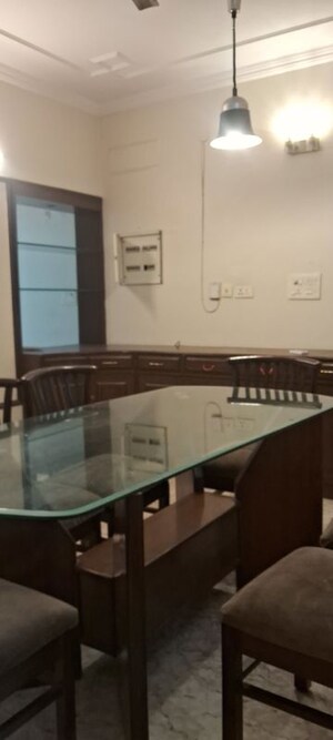 Dining Room in 4 BHK Apartment at Sarita Vihar – for Rent
