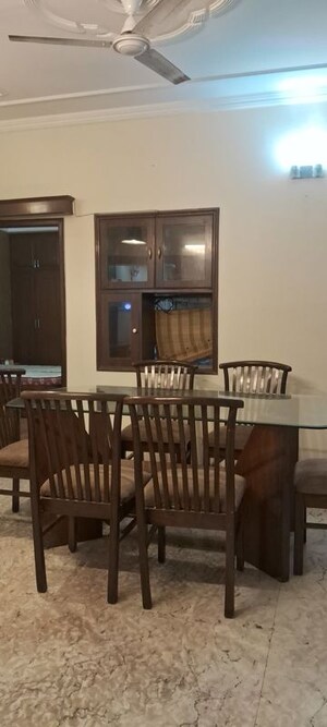 Dining Room in 4 BHK Apartment at Sarita Vihar – for Rent