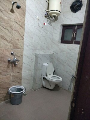Bathroom in 2 BHK Builder Floor at Sushant Lok I – for Rent