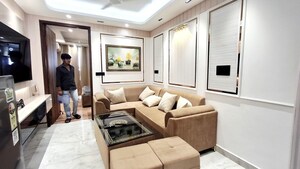 Living Room in 1 BHK Apartment at Saket – for Rent