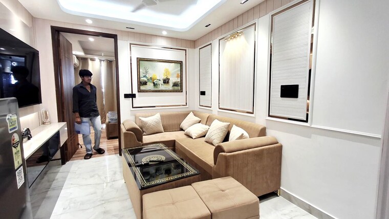 Living Room, saket 1 Bedroom 500 Sq.Ft. Apartment In Saket Delhi 10686301
