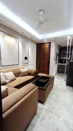Living Room in 1 BHK Apartment at Saket – for Rent