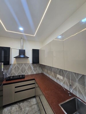 Kitchen in 2 BHK Builder Floor at Ardee City, Sector 52 – for Rent