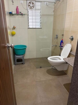 Bathroom in 3 BHK Apartment at Gera Trinity Towers, Kharadi – for Sale