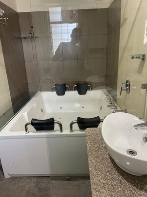 Bathroom in 3 BHK Apartment at Gera Trinity Towers, Kharadi – for Sale