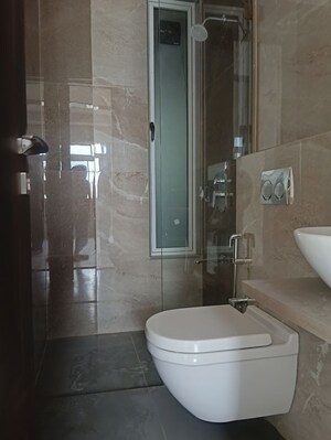 Bathroom in 2 BHK Apartment at Sheth Auris Bliss, Malad West – for Rent