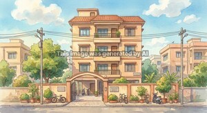  Apartment – Exterior View View at Mogra - for Sale