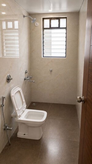 Bathroom in 2 BHK Apartment at Bunty Mayur Kilbil, Dhanori – for Rent