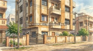  Apartment – Exterior View View at Alka Society - for Sale