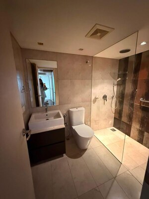 Living Room in 4 BHK Apartment at Panchshil Eon Waterfront I, Kharadi – for Sale
