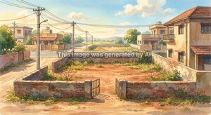  Land – Exterior View View at Guru Raghavendra Nagar - for Sale