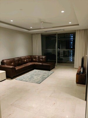 Living Room in 4 BHK Apartment at Panchshil Towers, Kharadi – for Sale