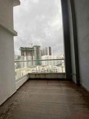 Balcony in 2 BHK Apartment at Kumar Pinakin, Baner – for Rent