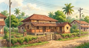  Independent House – Exterior View View at Alibag - for Sale