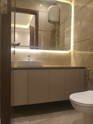 Bathroom in 3 BHK Builder Floor at Chittaranjan Park – for Sale