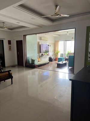 Living Room in 3 BHK Apartment at Deep Indraprasth 5, Prahlad Nagar – for Rent