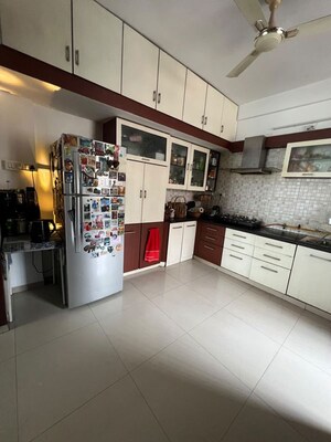 Kitchen in 3 BHK Apartment at Deep Indraprasth 5, Prahlad Nagar – for Rent
