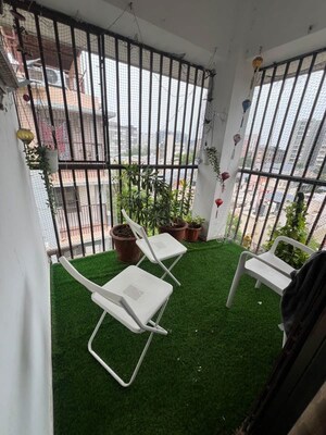 Balcony in 3 BHK Apartment at Deep Indraprasth 5, Prahlad Nagar – for Rent