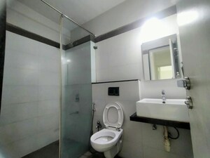 Bathroom in 2 BHK Apartment at Rustomjee Urbania Azziano, Thane West – for Rent
