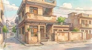 Builder Floor – Exterior View View at Roshanara Road - for Sale