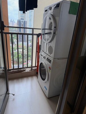 Balcony in 1 BHK Apartment at Adityaraj Breeze, Vikhroli East – for Rent