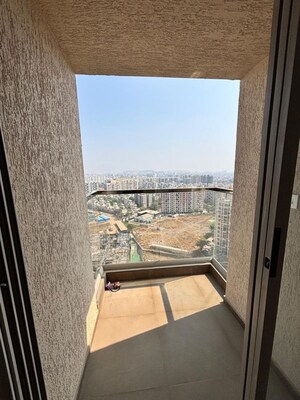 Balcony in 2.5 BHK Apartment at Vilas Javdekar Yashwin Enchante, Kharadi – for Rent