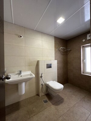 Bathroom in 3 BHK Apartment at Lansum Etania, Gachibowli – for Rent
