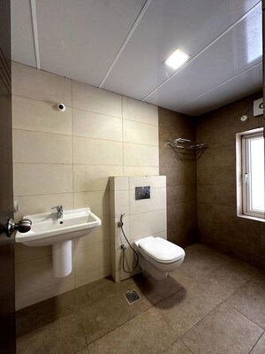 Bathroom in 3 BHK Apartment at Lansum Etania, Gachibowli – for Rent