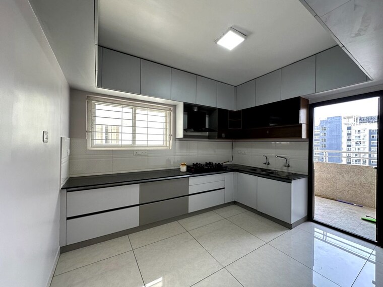 Kitchen, lansum-etania 3 Bedroom 2220 Sq.Ft. Apartment In Gachibowli Hyderabad 10686958