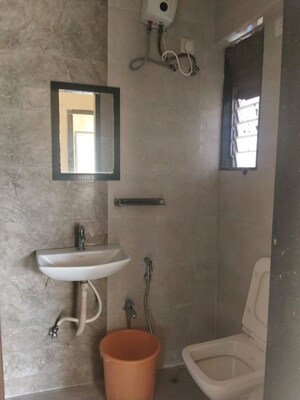 Bathroom in 2 BHK Apartment at Karmvir Avant Sky Villa, Goregaon East – for Rent