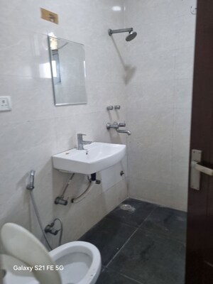Bathroom in 3 BHK Apartment at Sector 12 Dwarka – for Rent
