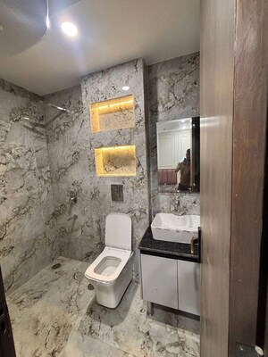 Bathroom in 1 BHK Apartment at Saket – for Rent