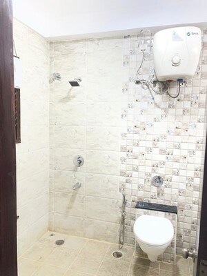 Bathroom in 3 BHK Builder Floor at Frazer Town – for Rent